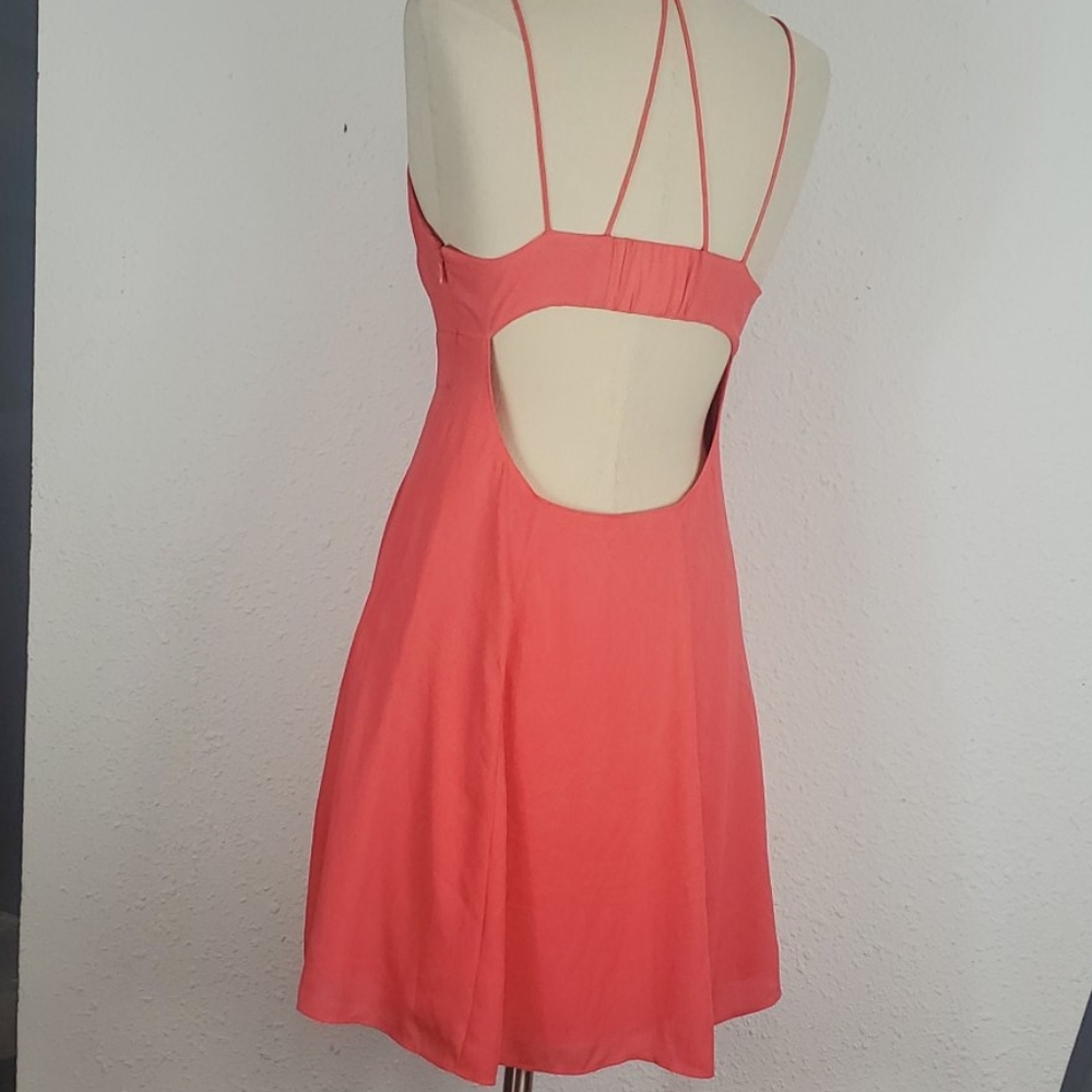 Express hot pink party dress